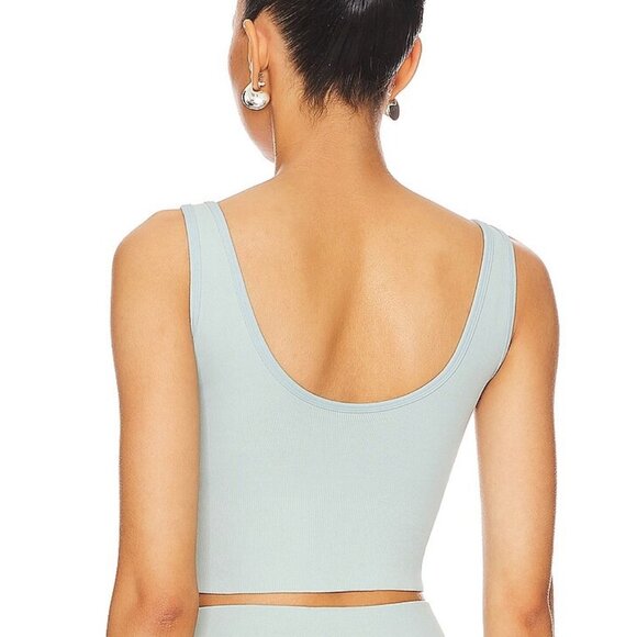Wellbeing + Beingwell StretchWell Wren Tank green blue sports bra small medium - Picture 2 of 5